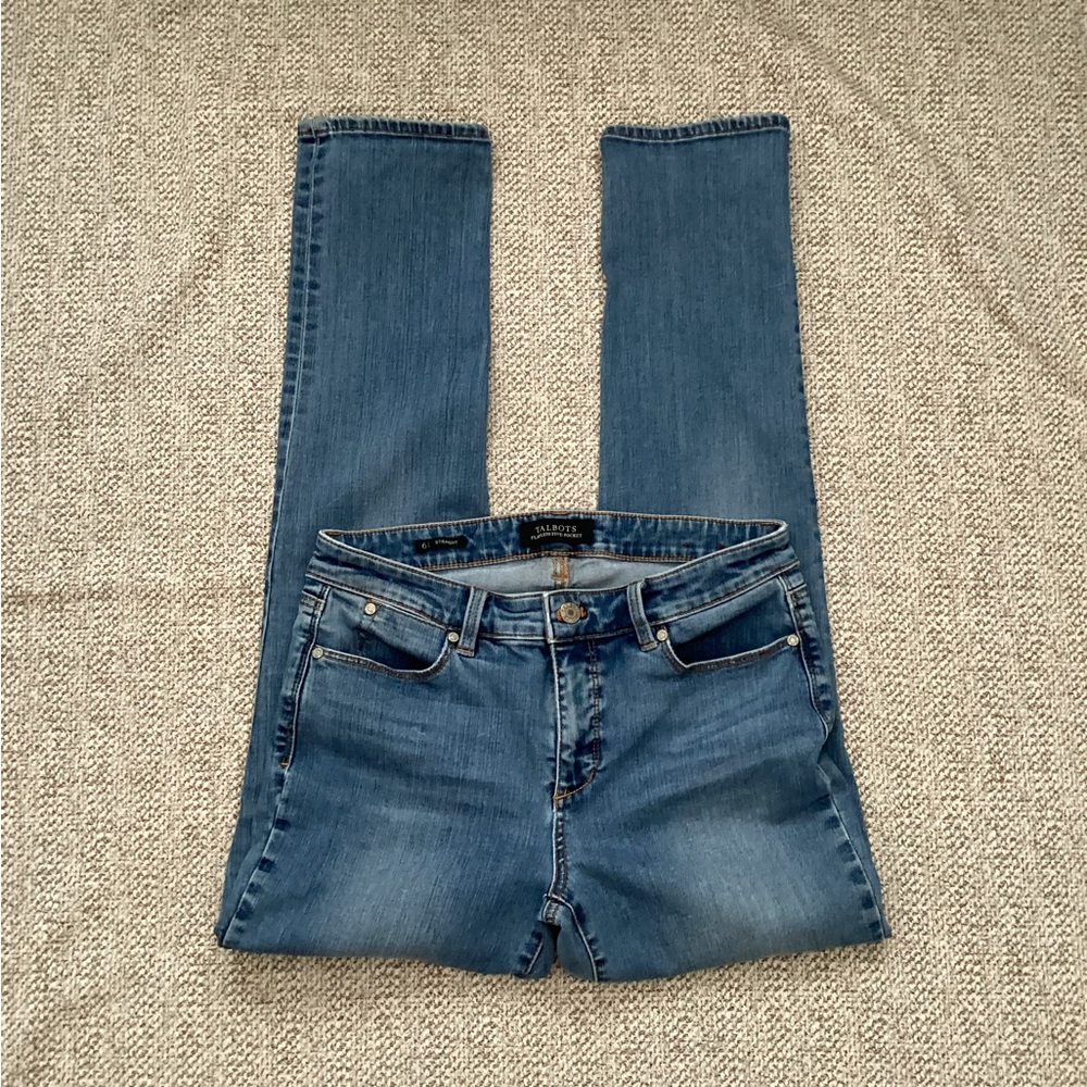 Talbots Flawless Five-Pocket Straight Jean, Size 6